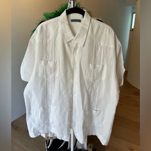 White Cubavera XL Shirt